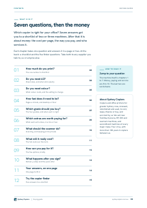 Page 2 of The Straight Answer on Copiers: A Sydney Buying Guide