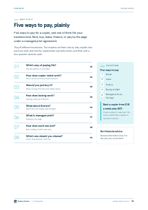 Page 2 of Rent, Lease, Finance or Buy: Paying for a Copier in Sydney